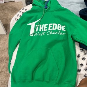 Green apartment sweatshirt